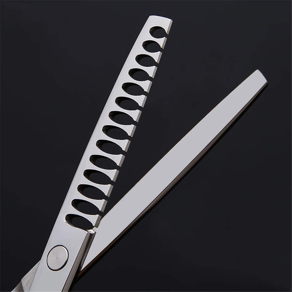 Friseur Scheren- 6,0 Zoll, Professional 12 Pcs Haar-Ausschnitt Scissor Set Edelstahl Salon Startseite Haare Shears- Gerade Schere Und Zähne Schere, Für Damen Herren Kinder