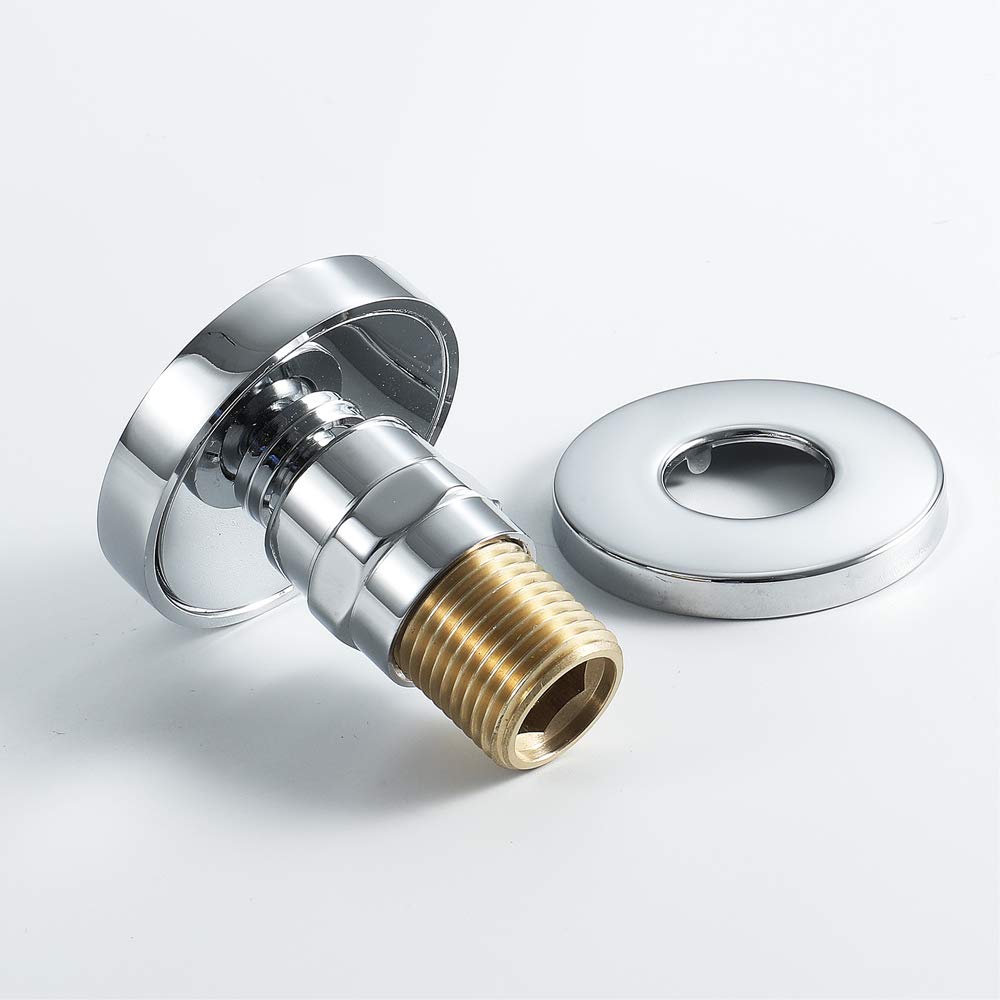 2 Pouce Chrome Pommeau de Douche Latéral à Jet Laiton Montage Mural Douche Réglable Pulvérisation Latérale,6pcs