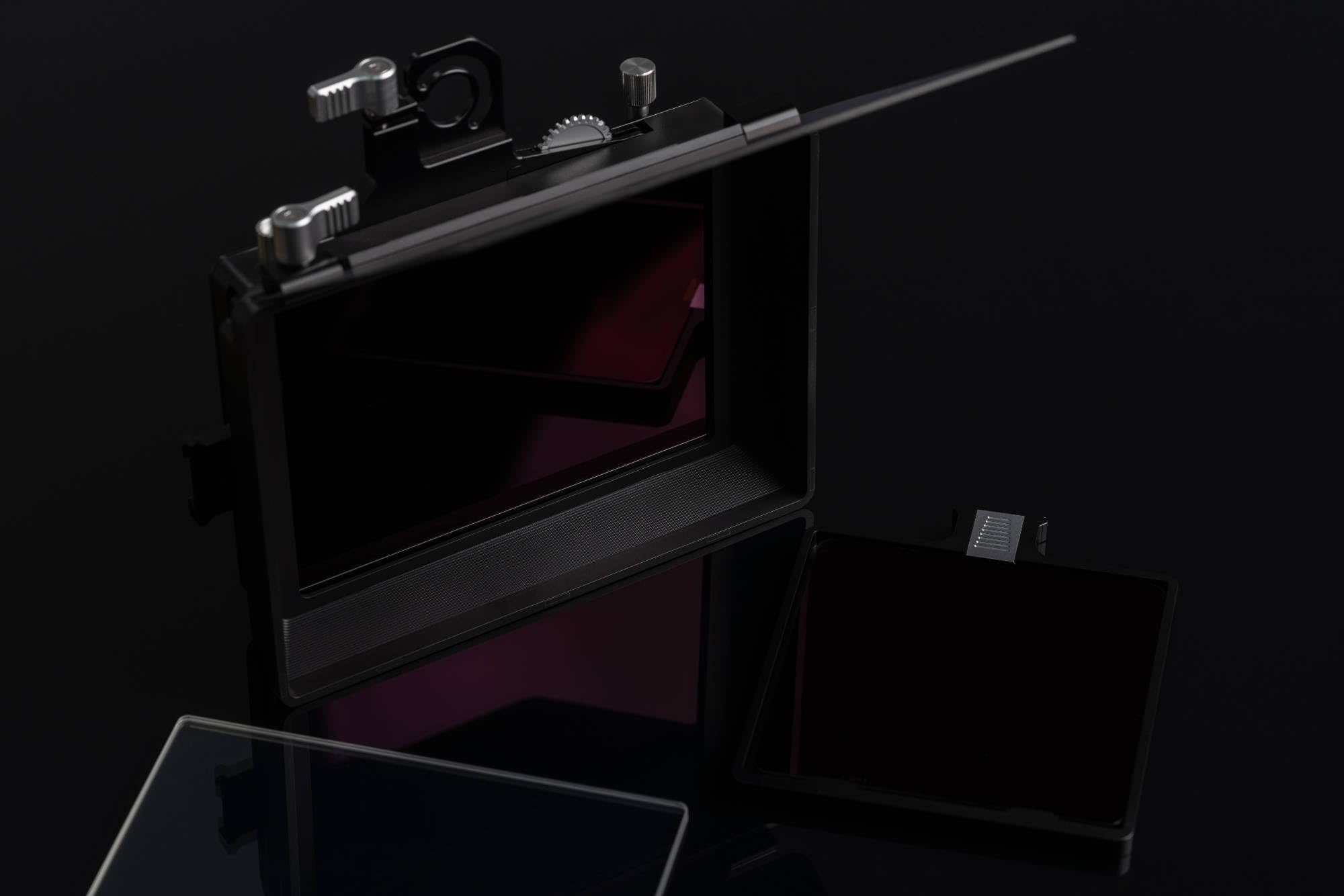 NiSi, Cinema C5 Matte Box Cinema Kit - 95mm Clamp-On, 4x4 & 4x5.65 Filter Slots - Rotating CPL, 1-5 Stop VND, 4-Stop ND, 1/8 Black Mist - Includes (67/72/77/82mm) Adapters, Filter Trays & Travel Pouch