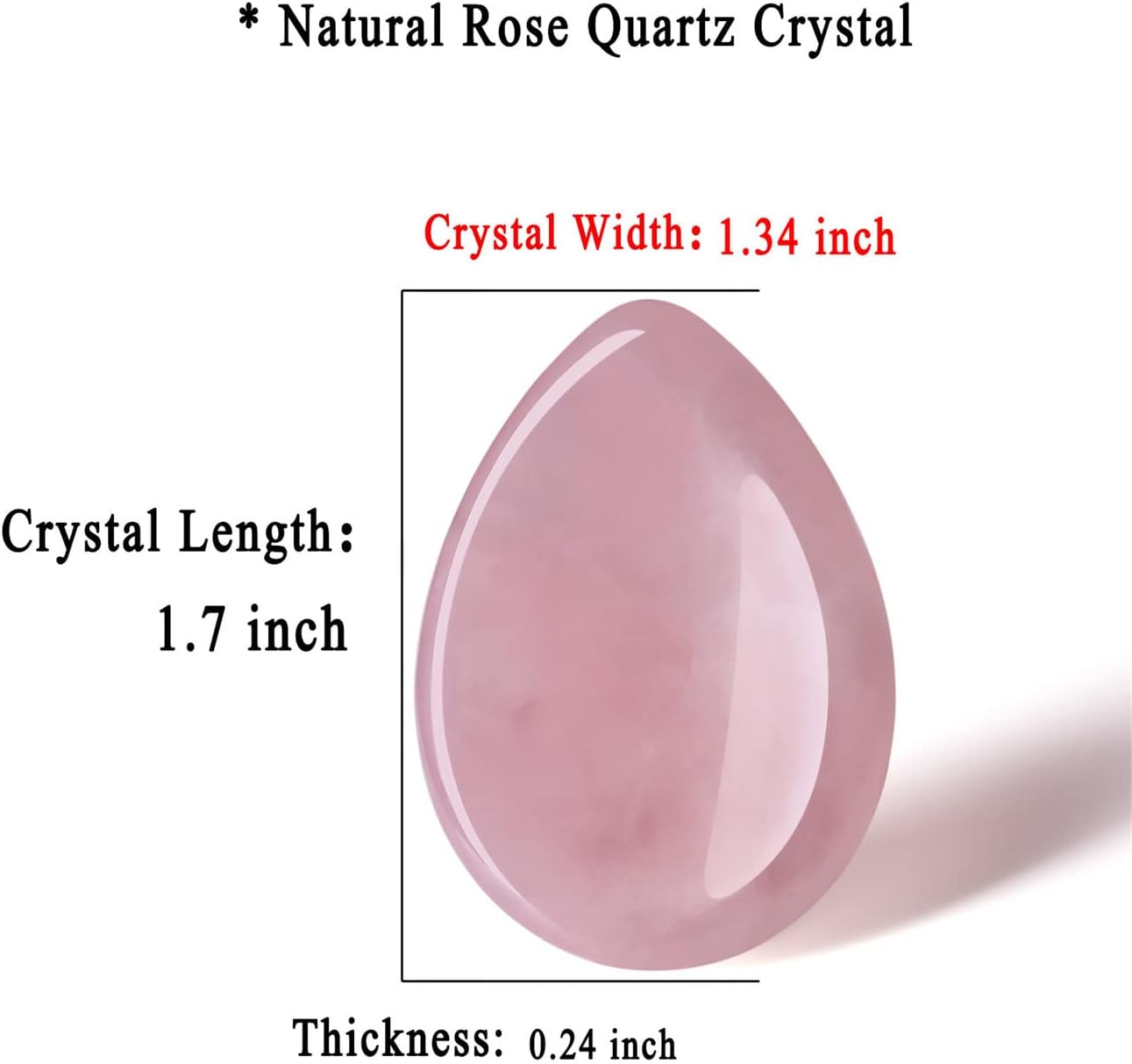 "Rose Quartz Worry Stone" - Image 6