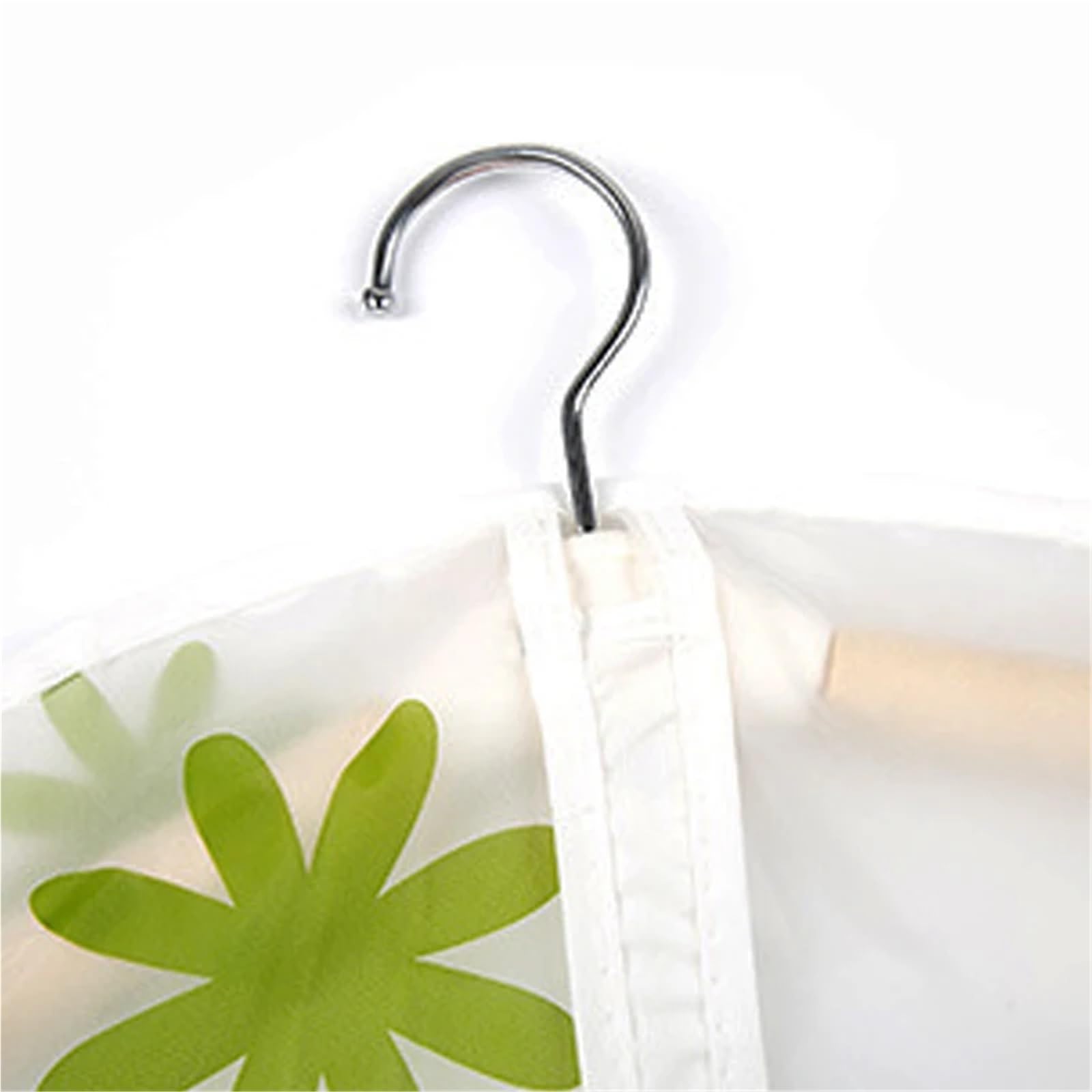 8pcs Transparent EVA Printed Cover Clothes Hanging Bags Home Suit Coat Dust Storage Wardrobe Organizer Per Abiti(Color 3,XL)