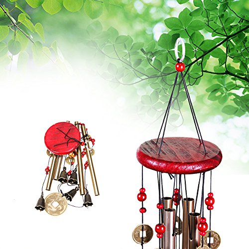 Sino dos ventos Sikiwind de cobre para decoração de jardim, quintal e quarto
