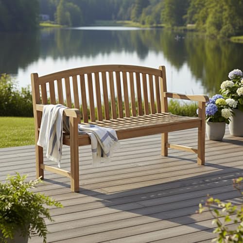 Teck'Attitude Banc en Teck Massif Derby 150 cm