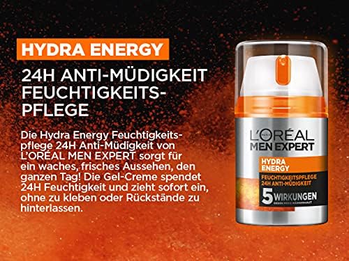 L'Oréal Men Expert Face Care for Men Moisturising Cream with Guarana and 4x More Vitamin C - Image 3