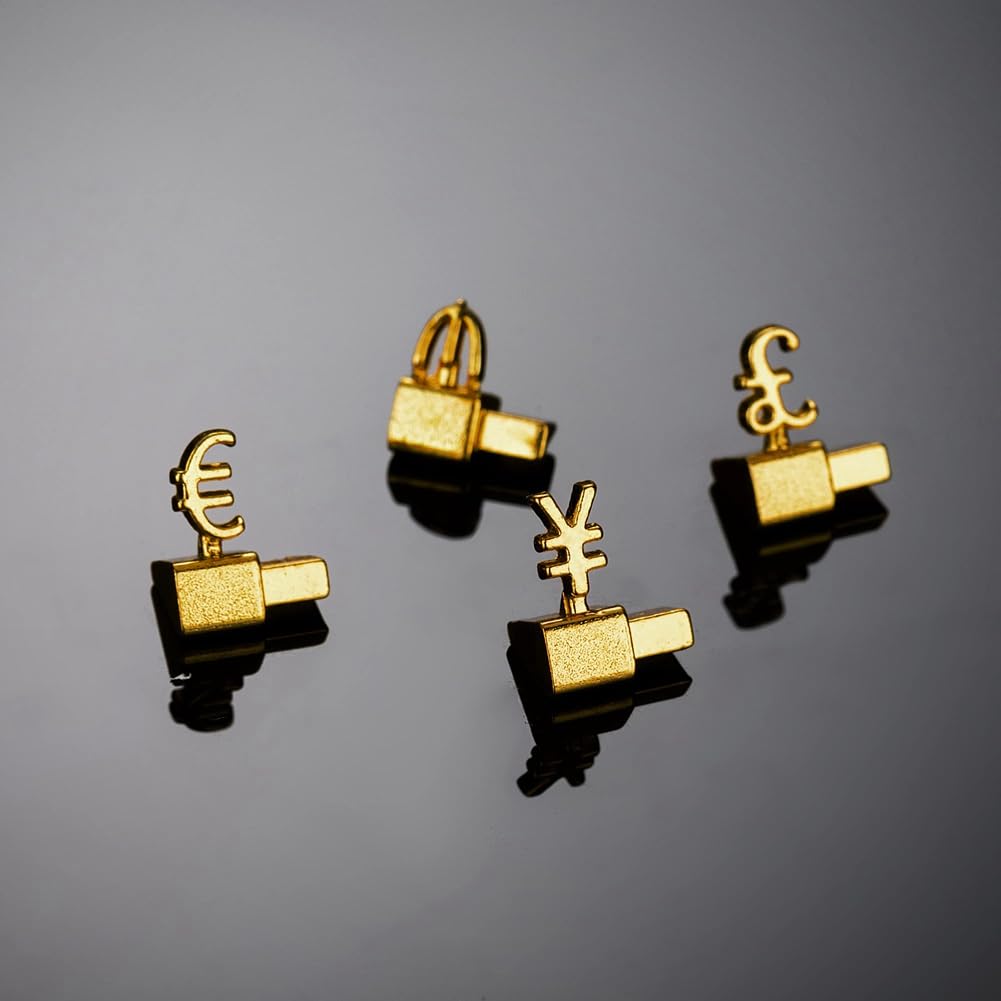 10-Teiliges Digitales Preisschild, 3D-Metallregal, Verstellbares GBP ￡-Preisquadrat-Set für Schaufenster, Schmuck, Uhr, Geschäft, Büro