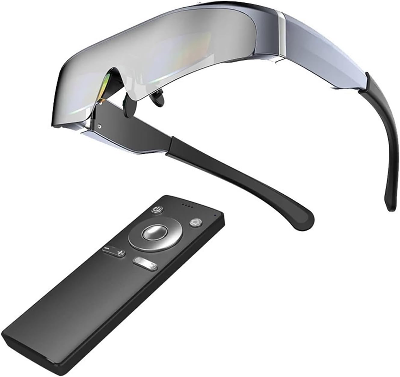 Smart 3D Glasses 256GB Memory Headwear Integrated 3DVR Smart Glasses Giant Screen VR Headset HDMI Compatible for Android Video Glasses(128GB Glasses)