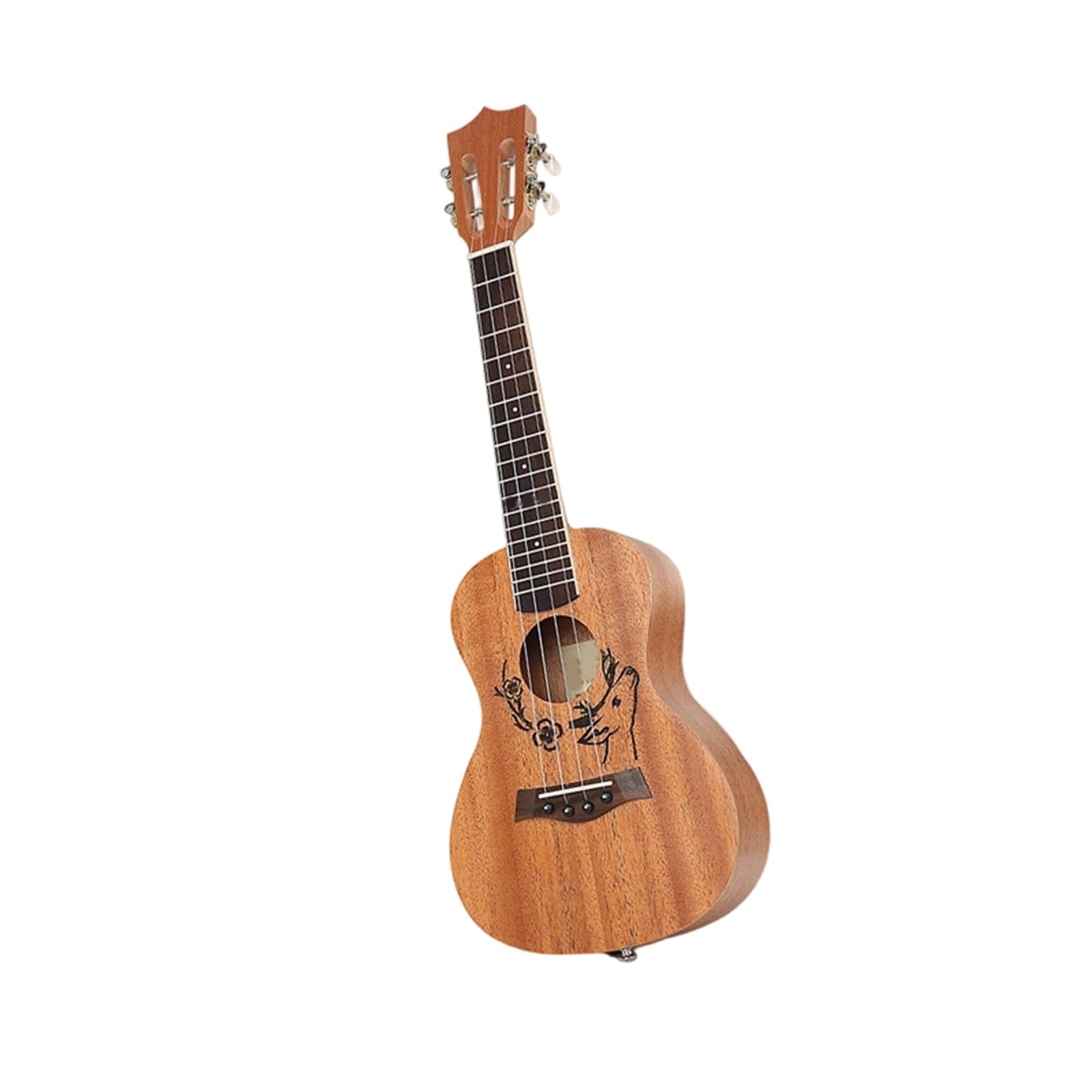 Profesjonalne Ukulele 23 calowa Gitara Startowa Z Litego Mahoniu Ukulele Dla Początkujących/dorosłych