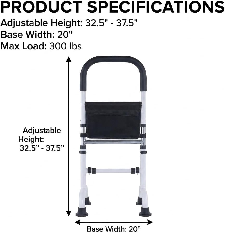 Knee Replacement Recovery Aids；Quad Canes for Seniors Stability; Couch Chair Stand Assist Aids for Elderly; Mobility Aids Couch Cane Stand up Assist; Toilet Assist;; Bear 300Lbs