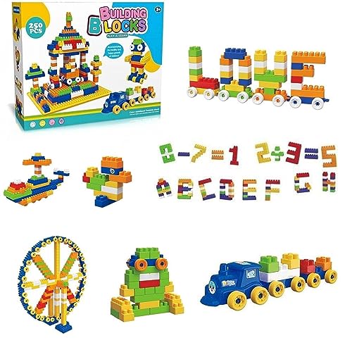 Ononce Building Block Toys For Toddler, 250 Pieces Kids Toddler Preschool Educational Toys For Kids Age 3 4 5, Sensory Montessori Toys Kit,Gift Ideas For Kids Age 3+ #TOP24