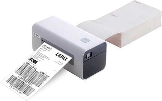 SEIBEN XP D465B USB Direct 4×6″ Shipping Label Printer |Adjustable Label Size| 203DPI Resolution 152mm/s Printing Speed Compatible with…