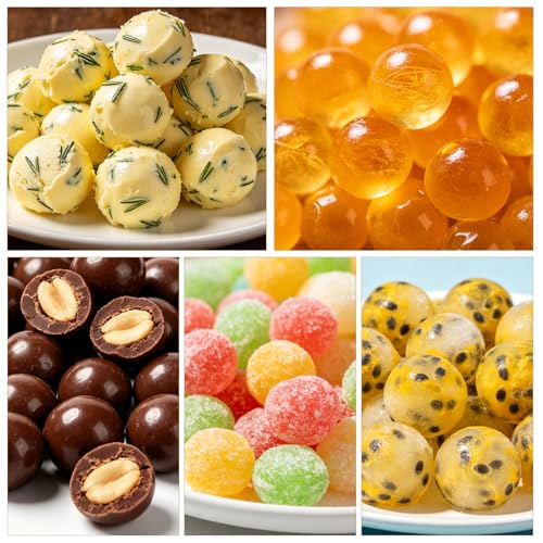 Image of AIERSA 2Pcs Silicone Molds for Herb-Infused Oil Cubes, 32 Cavity Candy Gummy Molds with Lids & 2 Droppers for DIY Circular Gummies, Homemade Herbal Blocks, Jello, Pralines Caramels