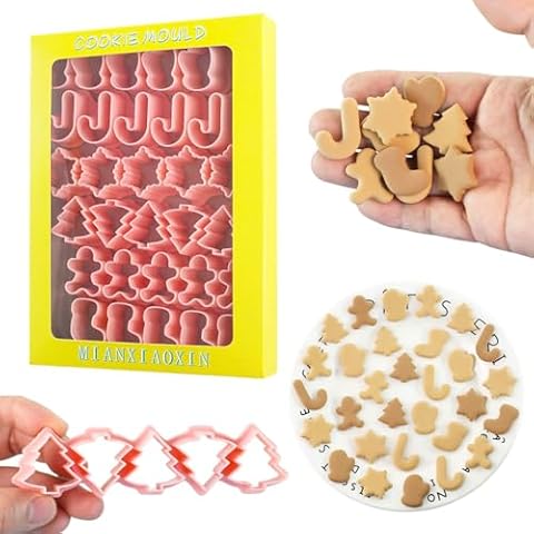 Crethinkaty Mini Christmas Cookie Cutters Cover