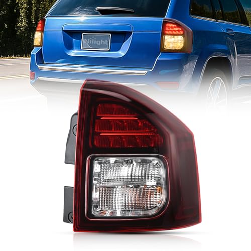 Image of Nilight Taillight Assembly Compatible with 2014 2015 2016 2017 Jeep Compass