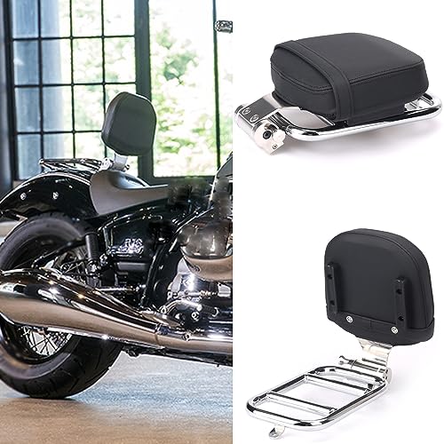 ZYTIGHTER Chroom passagier Pillion Rugleuning met Bagagerek Kits voor BMW R18 Classic 2021-2023 R18 2020-2023
