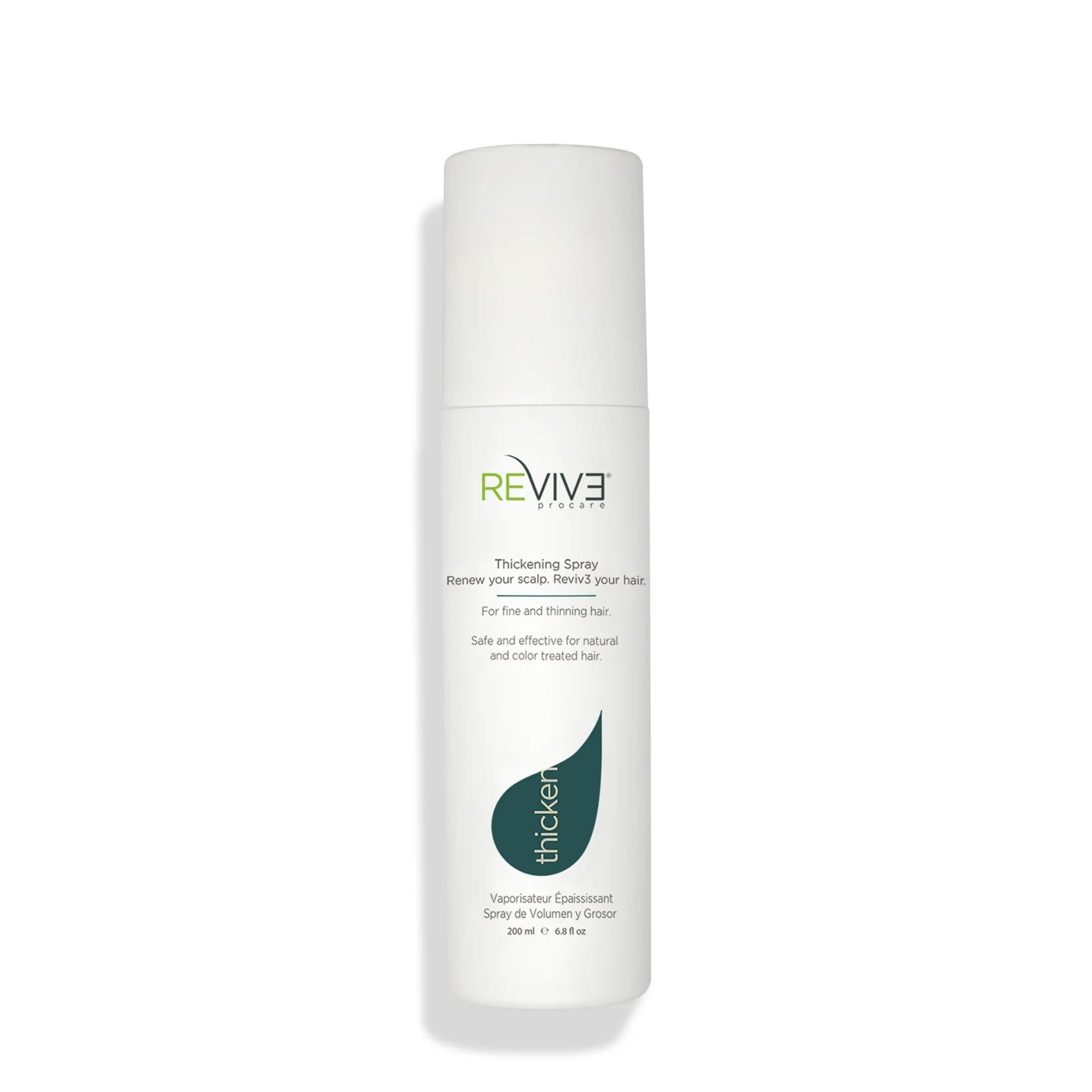 REVIV3 PROCARE Thicken Volumizing Spray - UV Protection, 6.8oz, Plant-Based