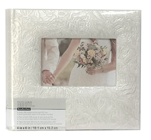 Pearl Climbing Rose 2-UP Photo Album for 4