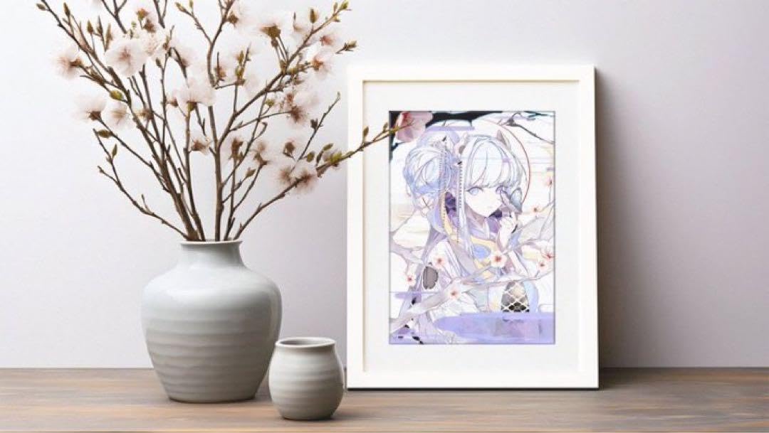 Amazon.co.jp: somunia迎春の夢 複製原画 額装＋ナンバリング : Hobbies