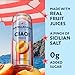 Sanpellegrino CIAO Peach Sparkling Water, Low-Calorie Italian Sparkling Water with Real Fruit Juices, 0g Added Sugar, 24-Pack