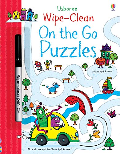 Wipe-Clean On the Go Puzzles 0794546714 Book Cover