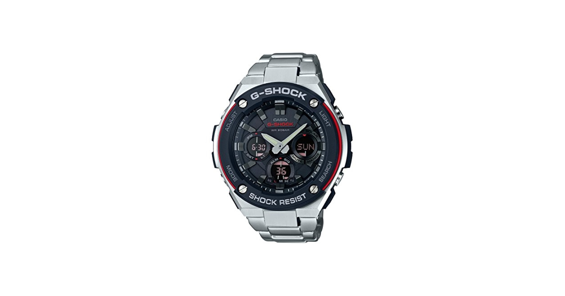 時計 G-SHOCK GST-W100D 楽天市場】カシオ Gショック GST-W100D-1A2JF G-STEEL 電波