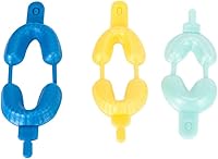Vista 7 de 20 bandejas desechables de fluoruro dentales de espuma fluorada para boca, material de impresión de alginato para niños, tamaño L, azul