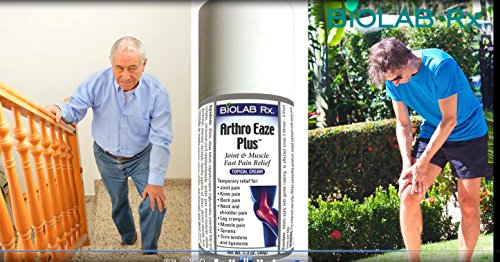 Arthro Eaze Plus - Arthritis Pain Relief Cream for Hand, Knee, Foot, Back, Neck and Wrist Joints Pain– Fast-Acting, Non-Greasy- for Arthritis, Tendinitis.