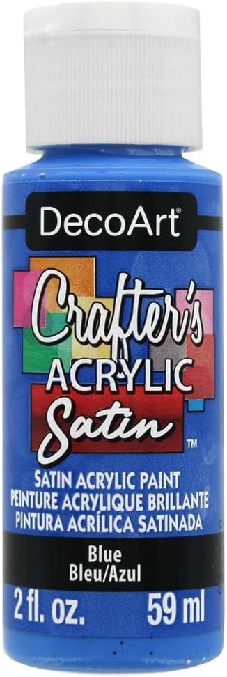 Blue 2oz Crafters Acrylic Satin