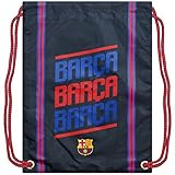 Icon Sports Fan Shop Bolsa com logotipo do time do clube de futebol da UEFA Champions League, Fc Barcelona/Barca Navy, tamanho único