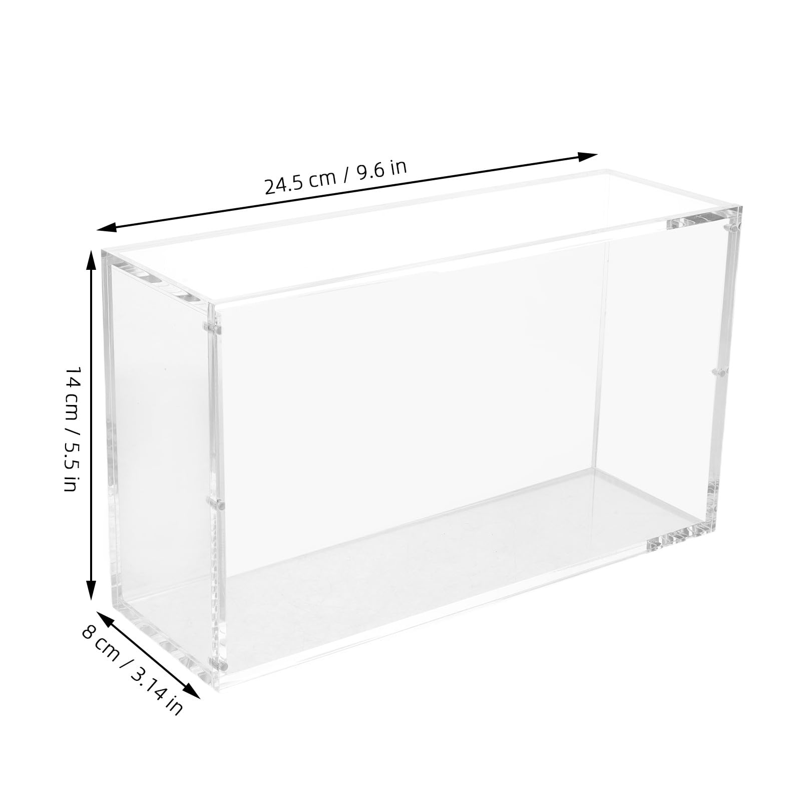Étui magnétique en Acrylique pour Mahjong, boîte de Rangement