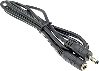DCケーブル 外径3.5/内径1.35mm(オス/オス) 12V2A 24AWG UL ファン付き作業服 電子機器 ACアダプタ 監視カメラ ソーラーパネル LED照明などの電源供給ケーブル (3.5*1.35 延長1m)
