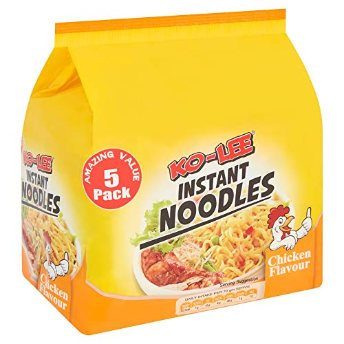 Ko - Lee Instant Noodles Chicken Flavour 5 Pack 350g