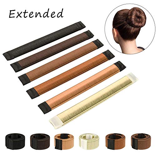 Hair Bun Shaper Set, Donut Bun Maker Hairstyle Clip DIY Doughnuts 1 Bag Hair Pin (muti-color)