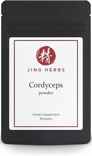 Jing Herbs Cordyceps Polvo 1.76 oz por Jing Herbs