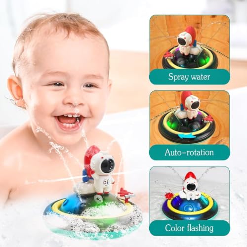 Image of Happy Hues Dino Bath Toys for Babies & Toddlers, Space