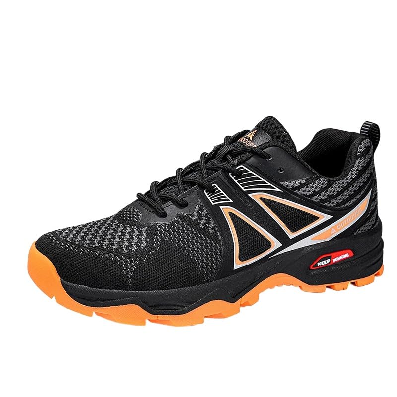 TrekPro - Chaussures de Marche à Confort orthopédique Homme, avec Soutien de la voûte Plantaire, Respirantes – Confort et Stabilité pour la Montagne et Les Activités de Plein Air