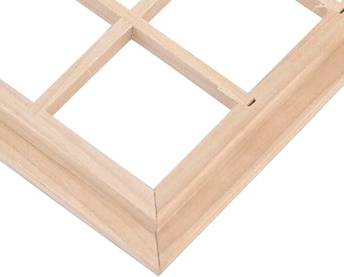 Miniatura 9 de Casa de muñecas Asseccories, casa de muñecas ecológica 1:12, ventana de madera, muebles de casa de muñecas, decoración de casa de muñecas para