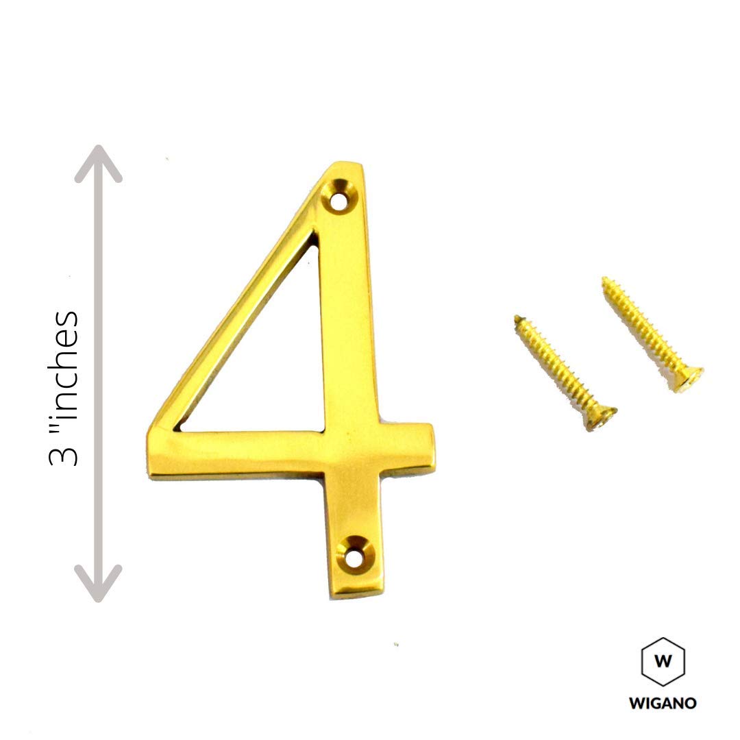 3" House Door Alphabets Brass Yellow (Alphabet L) — Amazon image 17