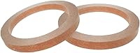 Vista 4 de 2 anillos espaciadores universales de madera MDF de 6.5 pulgadas