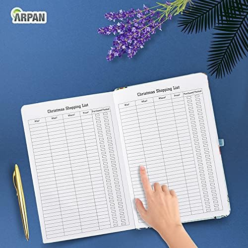 Diary 2023 Day a Page A5 Personal Organizer Diary Soft Padded Cover with Full Page of Saturday & Sunday by Arpan (Light Blue)