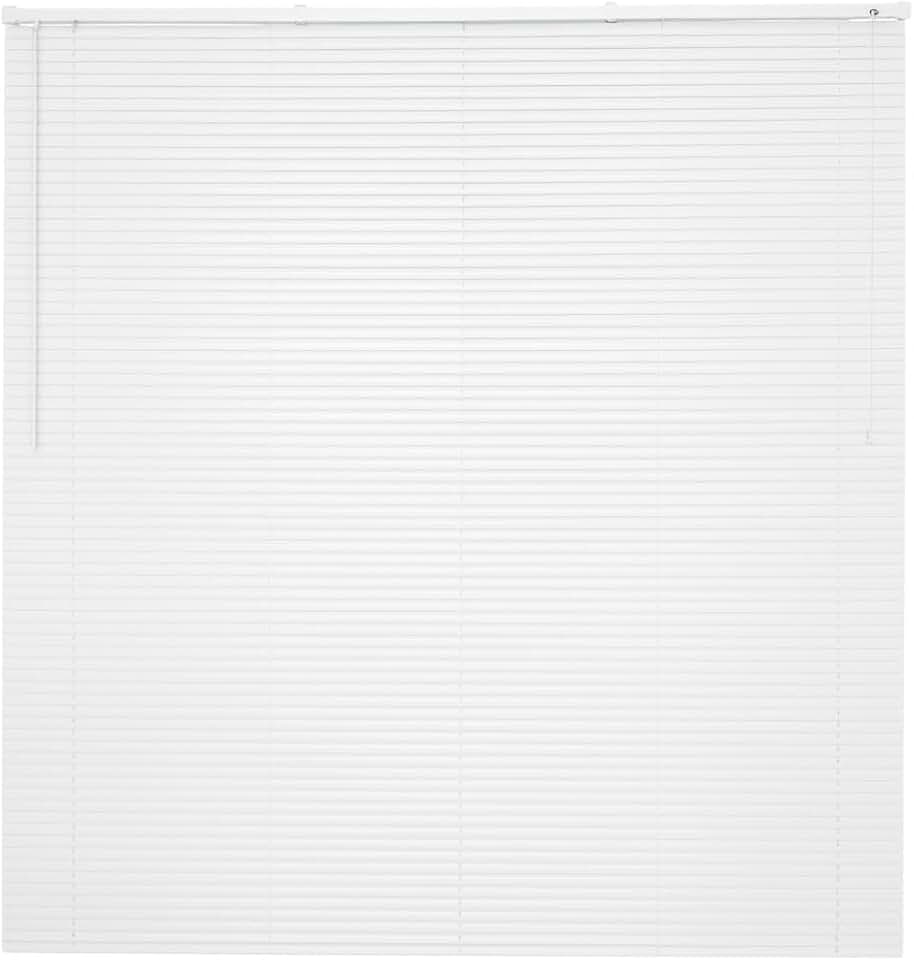 Persiana para Janela com Lâminas Horizontais de PVC 25mm L 1,60 x A 1,60 m Branca