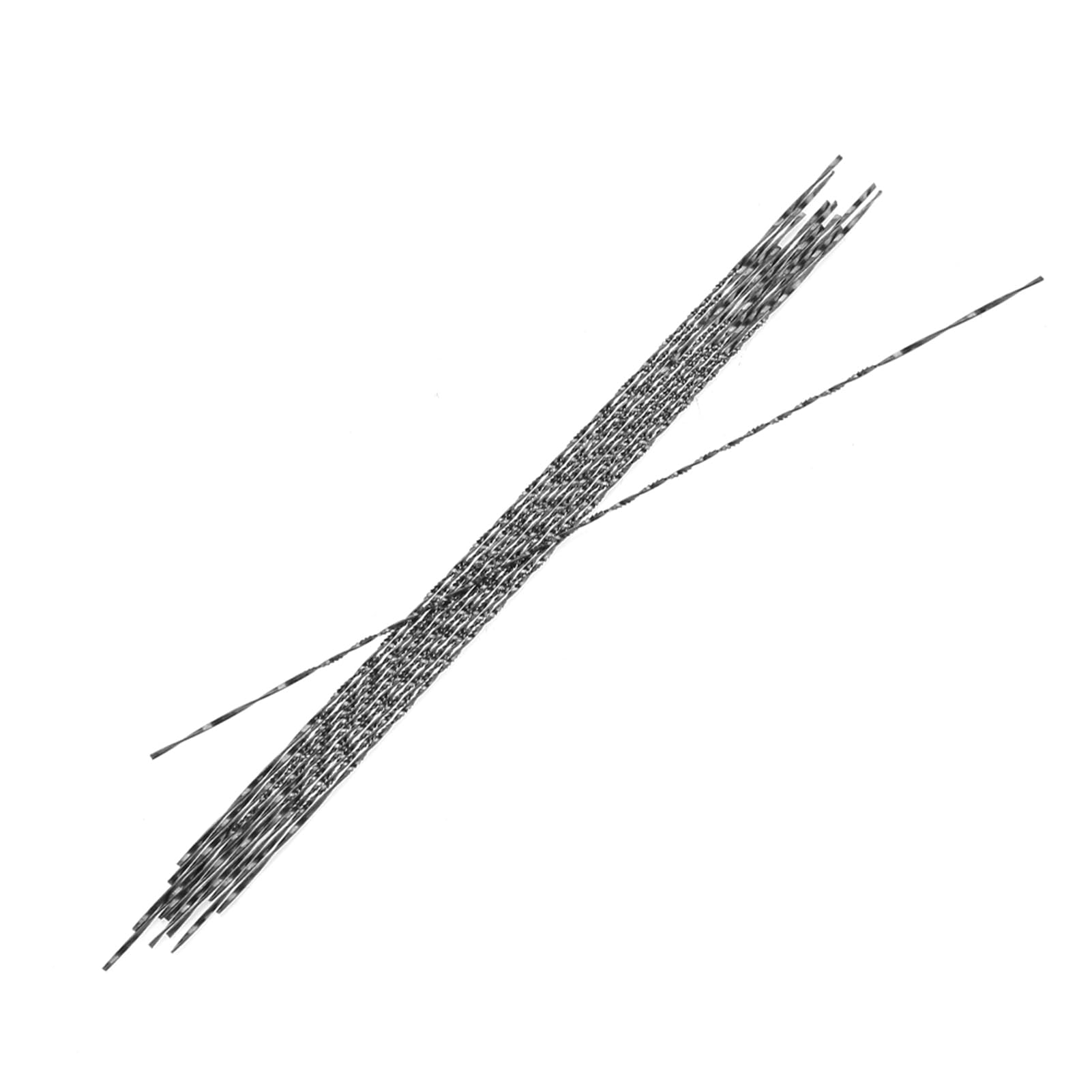 Generic Hojas de Sierra de Plástico de Metal Diente Espiral Afilado de Alta Dureza 12 Piezas para Carpinteros de Taller (hoja de sierra 4#)
