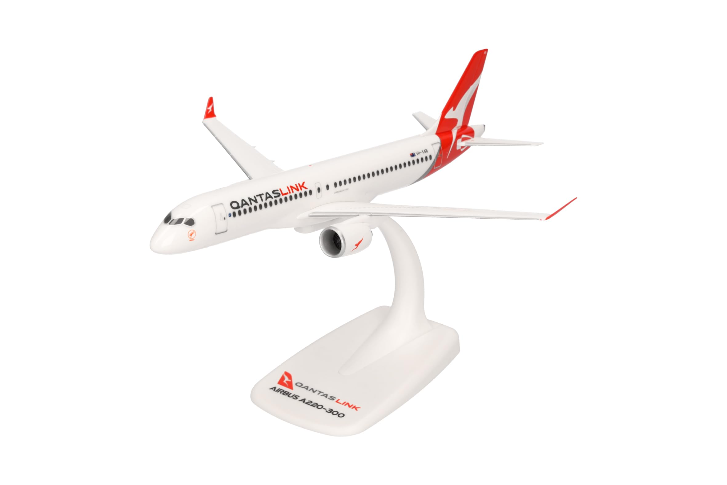 Herpa Snapfit 614337 - 1/200 QantasLink Airbus A220-300 - New