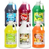 Concession Express Slush & Slushy Mix Multi-pack, Choose Any Flavors (Six Pack)