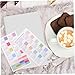 DOITOOL 10set Calendar Sticker Labels Set Adhesive Index Tabs for Planners Notebooks and Home Wall Calendars Easy Organization