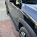 Fixed Door Side Step fit for Volkswagen VW Amarok 2011-2021 Running Board Aluminium Pedal Step Bars Protector,Black (with Brackets)
