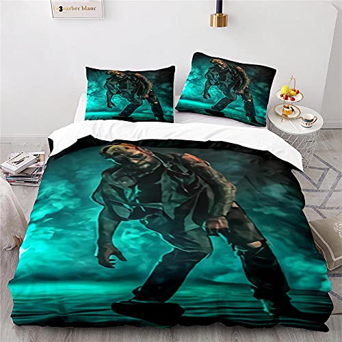 Terror Fundas Nordicas Modernas con Cremallera Funda Nordico 155 X 220 Cm + 2 Fundas De Almohada 50X75 Cm Suave Hipoalergénico Microfibre Ropa De Cama