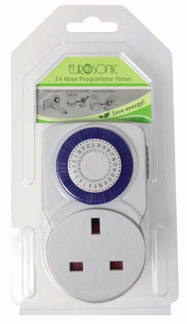 Europasonic 24-Hours Mini Mechanical Timer