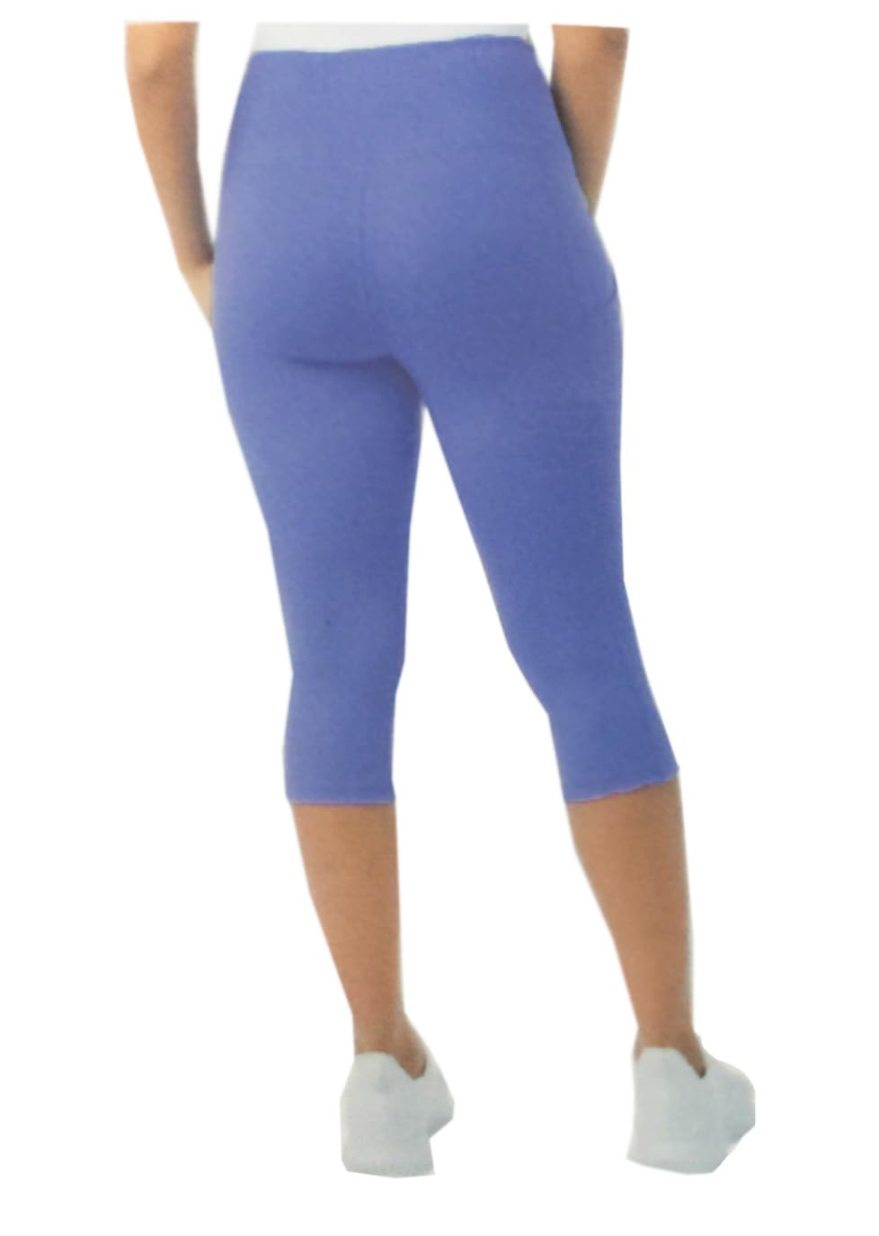 32 Degrees Women's Capri Leggings (US, Alpha, Large, Regular, Regular, Lolite Purple)