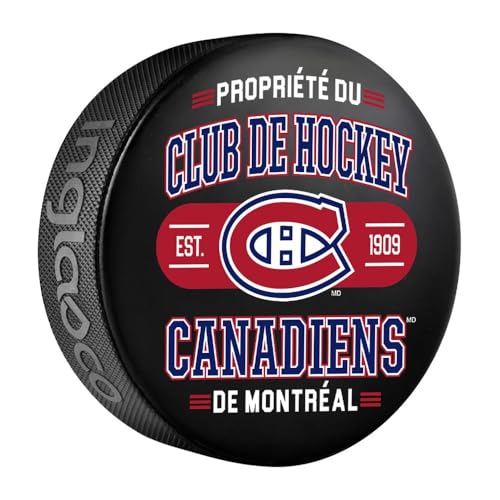Montreal Canadiens Officially Licensed Property Of Design Hockey Puck
