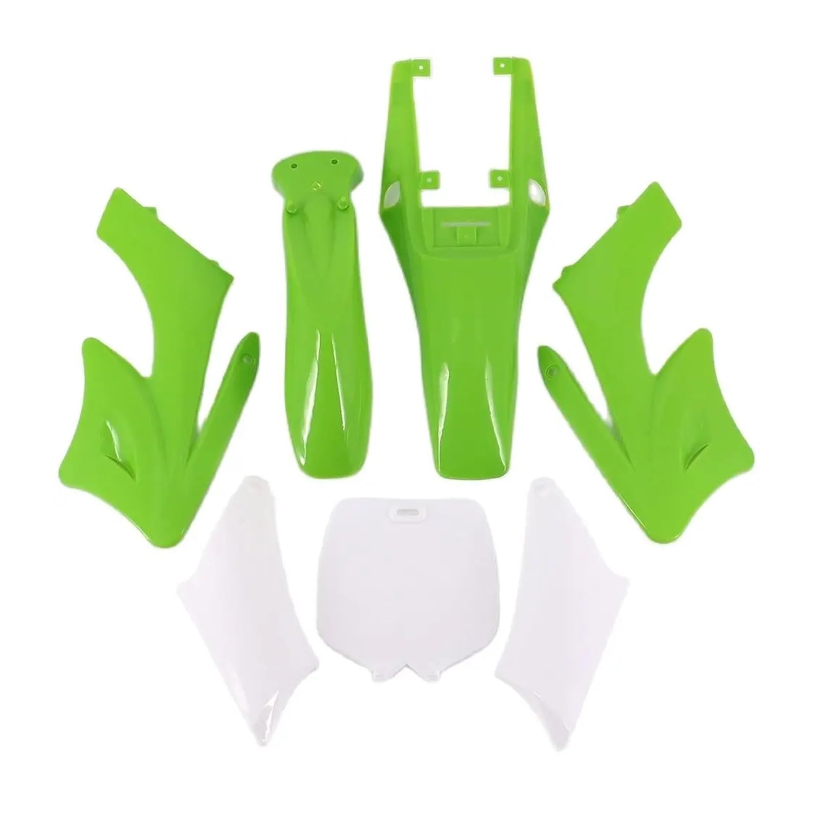 Kit Carenatura Parafango Per Mini Moto Dirt Bike 47cc-125cc - In Plastica Verde, Per Honda CRF50 E Pit Bike